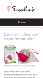 Mobile Screenshot of femmecup.fr
